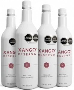 Botellas de jugo Xango Reserva de 750ml